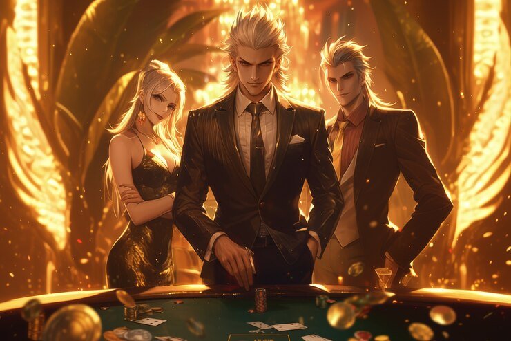 Tampilan antarmuka game Diamond Empire di platform km789 login dengan simbol batu mulia dan kontrol taruhan